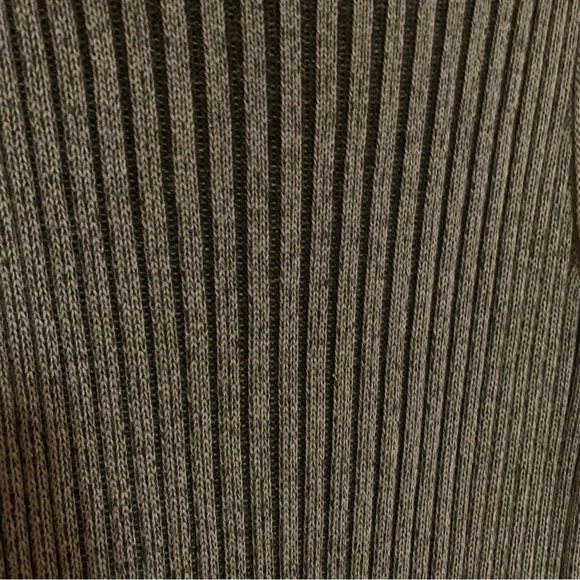 Bodycon Ribbed Sweater Slit-Dress - Picture 4 of 6